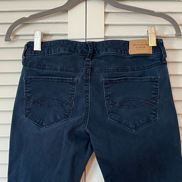 Abercrombie & Fitch skinny stretch denim navy 2 women - Picture 5 of 6